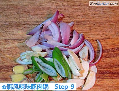 韩风辣味豚肉锅做法第九步骤