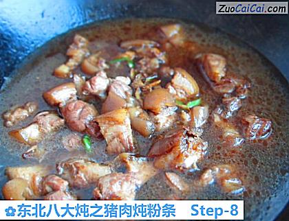 东北八大炖之猪肉炖粉条做法第八步骤