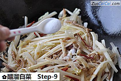 醋溜白菜成品图1