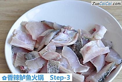 香辣鲈鱼火锅做法第三步骤