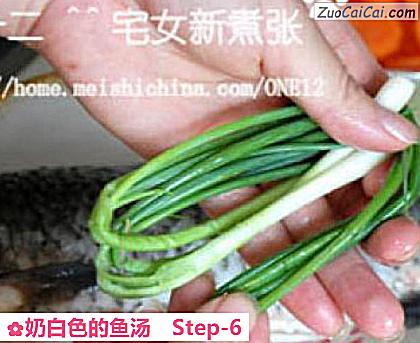 奶白色的鱼汤做法第六步骤