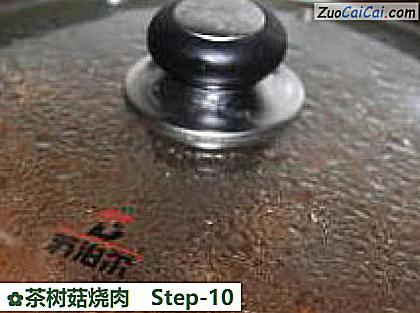 茶树菇烧肉做法第十步骤