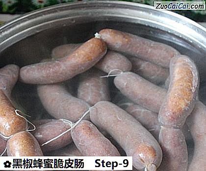 黑椒蜂蜜脆皮肠做法第九步骤