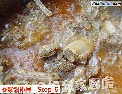 酸甜排骨做法第六步骤