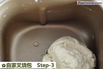 自家叉烧包做法第三步骤