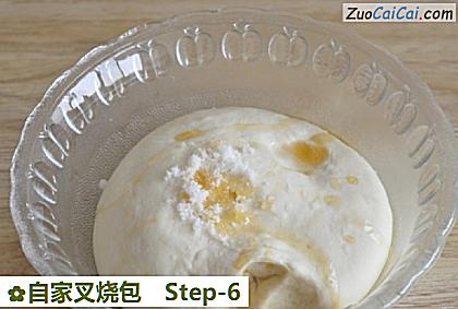 自家叉烧包做法第六步骤