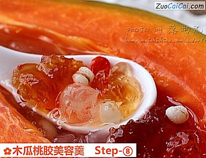 木瓜桃胶美容羹做法第八步骤