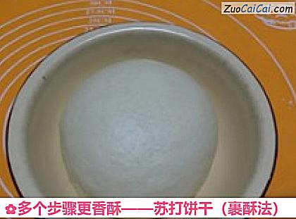 苏打饼干做法第三步骤