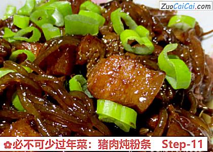 必不可少过年菜：猪肉炖粉条做法第十一步骤