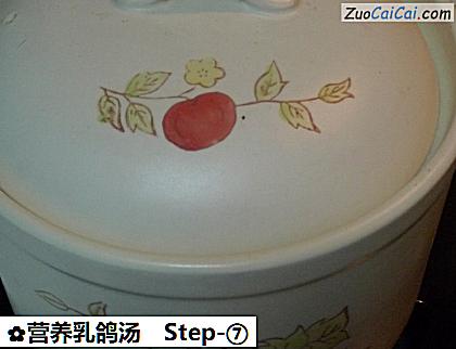 营养乳鸽汤做法第七步骤