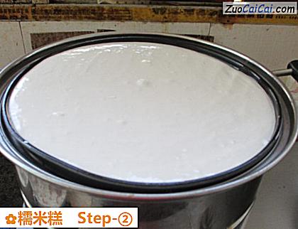 糯米糕做法第二步骤