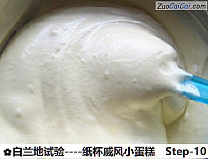 白兰地试验－纸杯戚风小蛋糕做法第十步骤