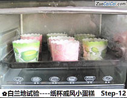 白兰地试验－纸杯戚风小蛋糕做法第十二步骤