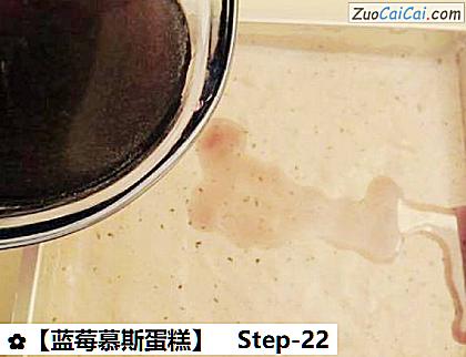 蓝莓慕斯蛋糕做法第二十二步骤