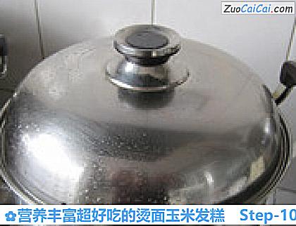 营养丰富超好吃的烫面玉米发糕做法第十步骤