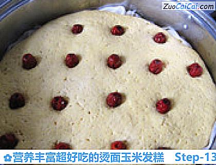 营养丰富超好吃的烫面玉米发糕做法第十三步骤