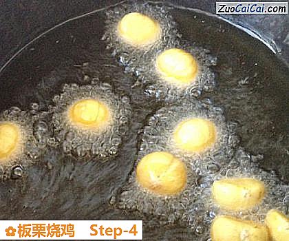 板栗烧鸡做法第四步骤