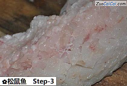 松鼠鱼做法第三步骤