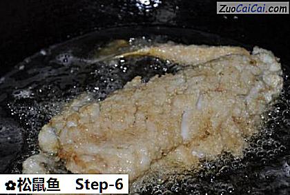 松鼠鱼做法第六步骤