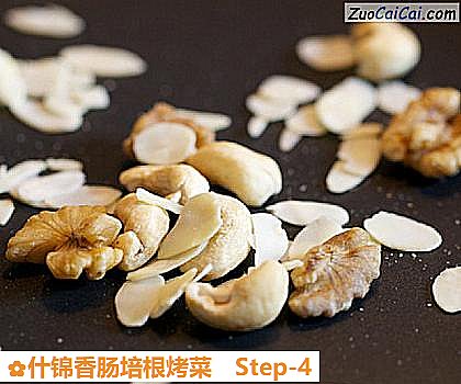 什锦香肠培根烤菜做法第四步骤