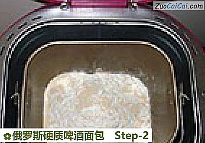 俄罗斯硬质啤酒面包做法第二步骤