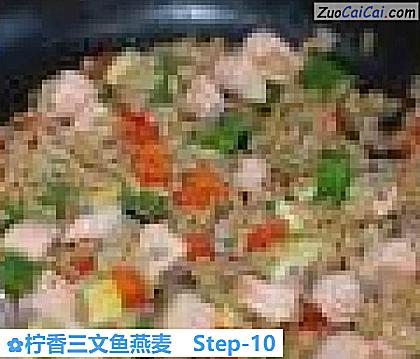 柠香三文鱼燕麦做法第十步骤