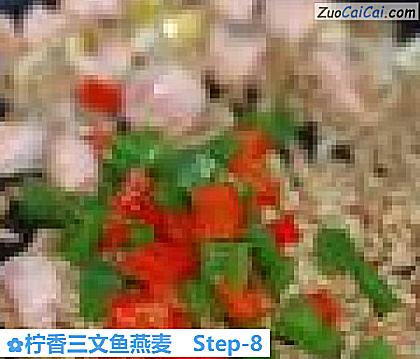 柠香三文鱼燕麦做法第八步骤