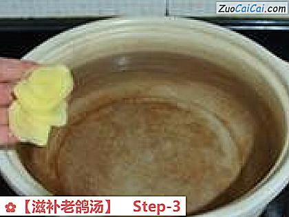 ［滋补老鸽汤］做法第三步骤