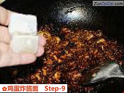 鸡蛋炸酱面做法第九步骤