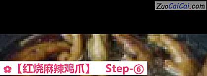 红烧麻辣鸡爪做法第六步骤