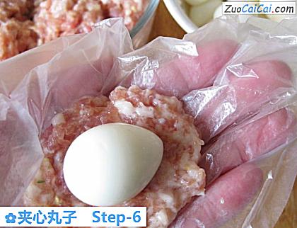 夹心丸子做法第六步骤