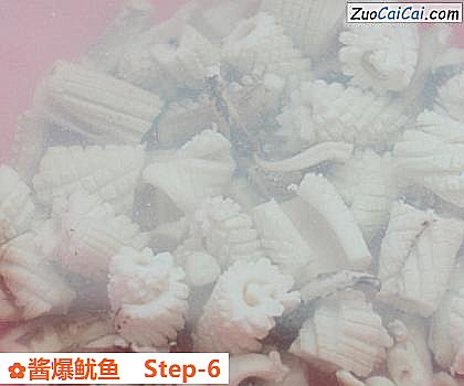 酱爆鱿鱼做法第六步骤