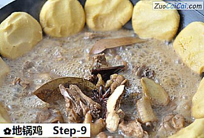 地锅鸡做法第九步骤