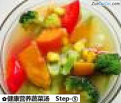 健康营养蔬菜汤做法第五步骤