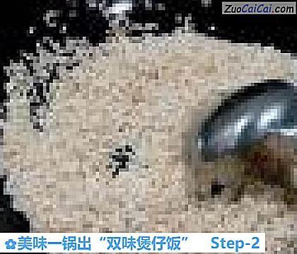 美味一锅出“双味煲仔饭”做法第二步骤
