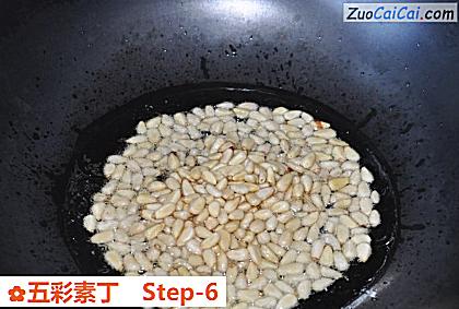 五彩素丁做法第六步骤