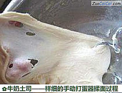 牛奶土司做法第五步骤