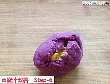 蜜汁双薯做法第六步骤