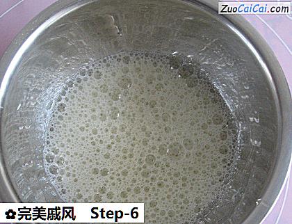 完美戚风做法第六步骤