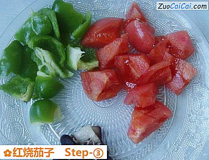 红烧茄子做法第三步骤
