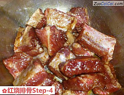 红烧排骨做法第四步骤