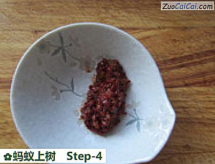 蚂蚁上树做法第四步骤