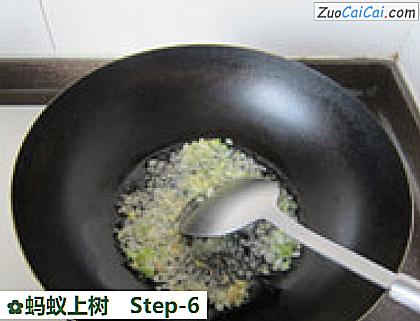 蚂蚁上树做法第六步骤