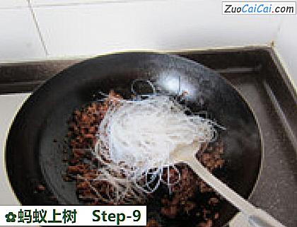 蚂蚁上树做法第九步骤