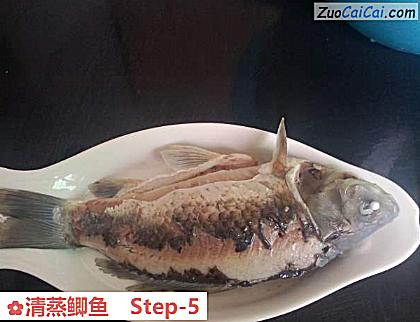 清蒸鲫鱼做法第五步骤