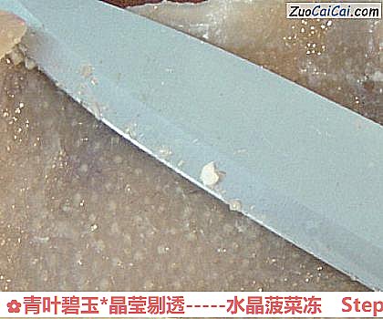 -水晶菠菜冻做法第二步骤