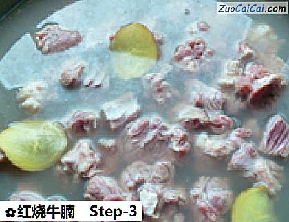 红烧牛腩做法第三步骤