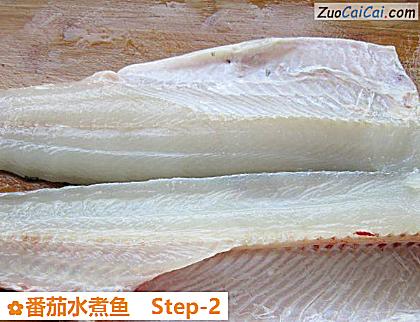 番茄水煮鱼做法第二步骤