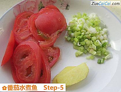 番茄水煮鱼做法第五步骤