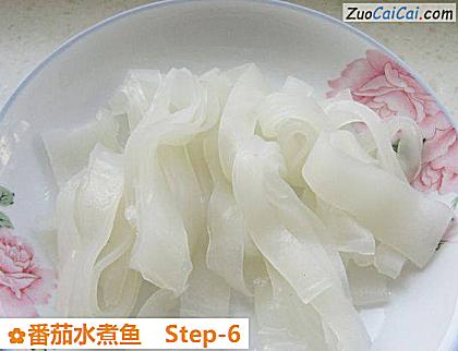 番茄水煮鱼做法第六步骤